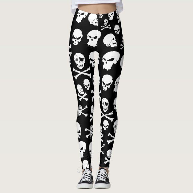 Legging Caneleiras do pirata (Frente)
