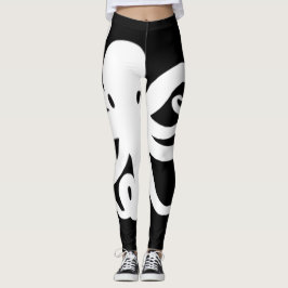 Legging Caneleiras do polvo - calamar Kraken