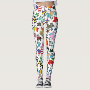 Legging Caneleiras do porco do vôo