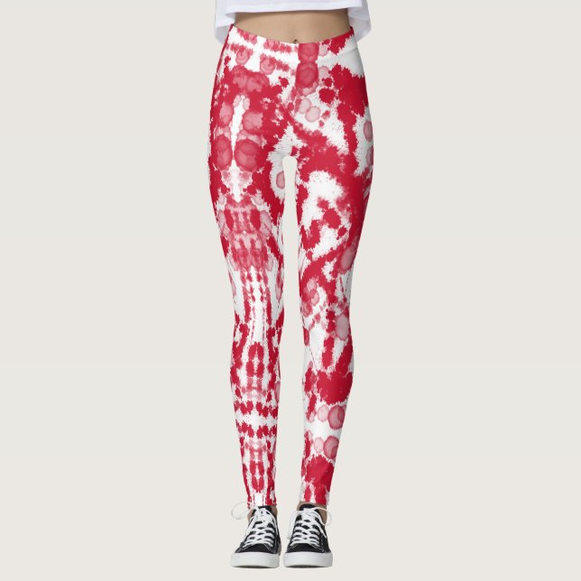 Legging Caneleiras do Splatter do sangue (Frente)