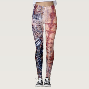 Legging Caneleiras do sudoeste, escrita antiga com nome