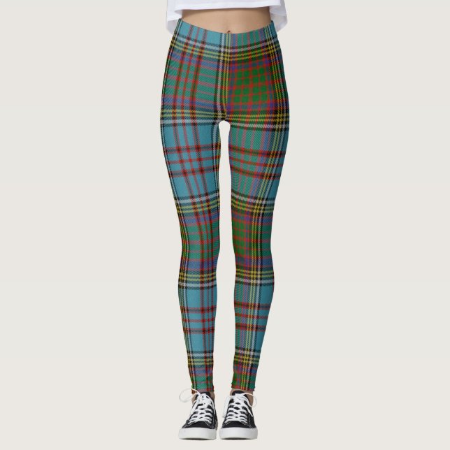 Legging Caneleiras do Tartan de Anderson (Frente)