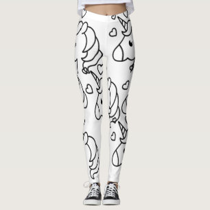Legging Caneleiras do unicórnio