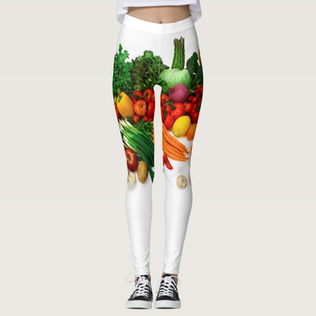Legging Caneleiras do vegetariano do VEGAN (Frente)