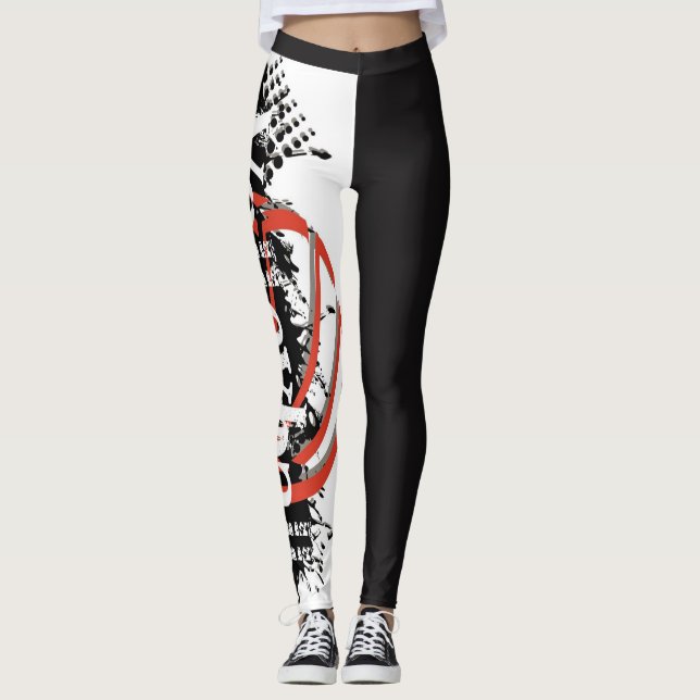 Legging Caneleiras do voleibol (Frente)