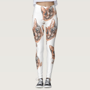 Legging Caneleiras doces super bonitos do desenho da cara