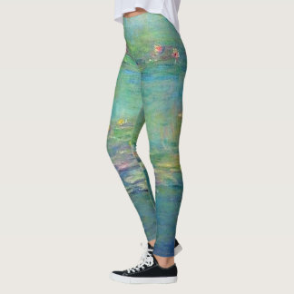 Legging Caneleiras dos lírios de água de Monet