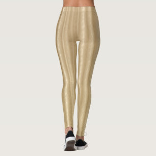 Legging Caneleiras douradas do shimmer