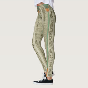 Legging Caneleiras egípcias do impressão da arte