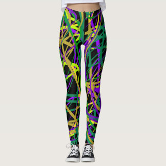 Legging Caneleiras estranhas da pintura