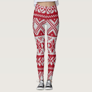 Legging Caneleiras feitas malha do olhar do bastão de