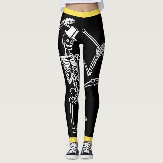 Legging Caneleiras feitas sob encomenda que DANÇAM o (Frente)