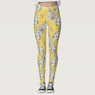 Legging Caneleiras florais da brisa do verão