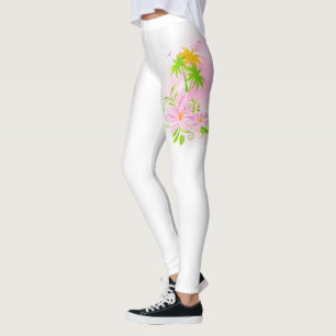 Legging Caneleiras florais da forma 12
