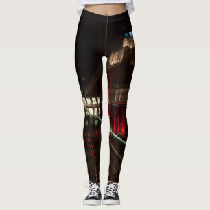 Legging Caneleiras foto abstracto, edifício