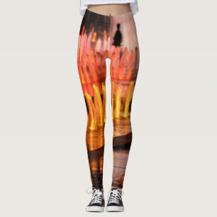 Legging Caneleiras foto, silhueta homem