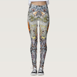 Legging Caneleiras fumarentos de Salamandar da montanha