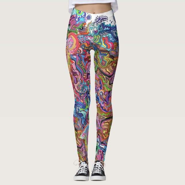 Legging Caneleiras Funky #4 (Frente)