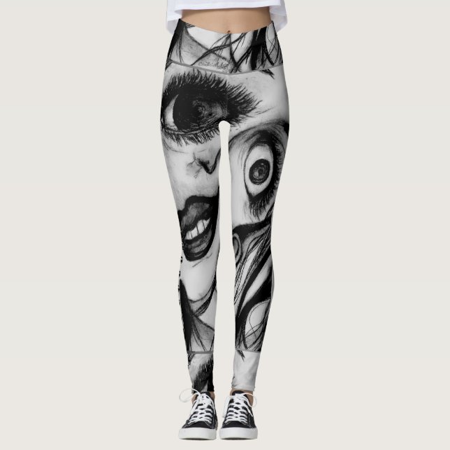 Legging Caneleiras Funky dos locus (Frente)