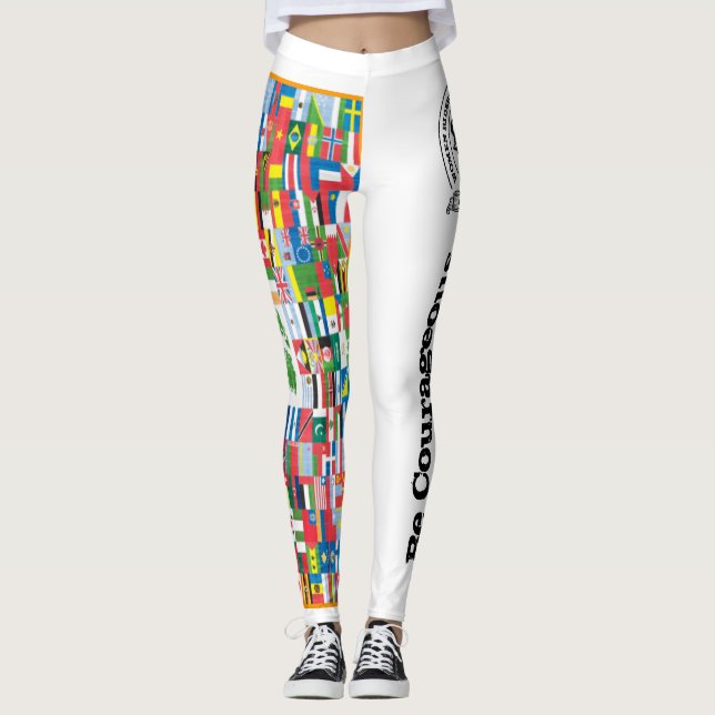 Legging Caneleiras globais de WRWR (Frente)