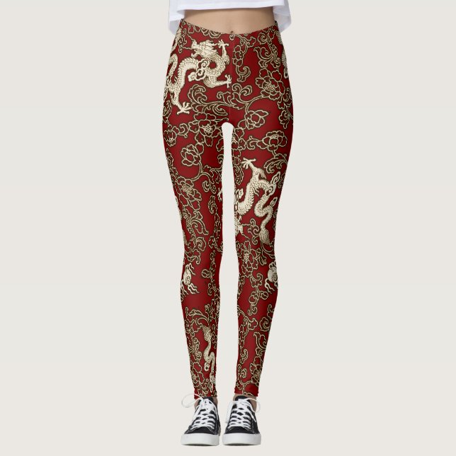 Legging Caneleiras japonesas tradicionais do vintage (Frente)