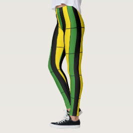 Legging Caneleiras listradas jamaicanas