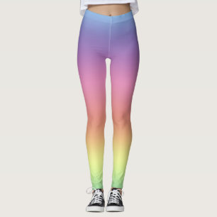 Legging Caneleiras - listras coloridas arco-íris