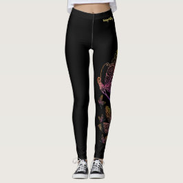 Legging Caneleiras lunáticas da libélula