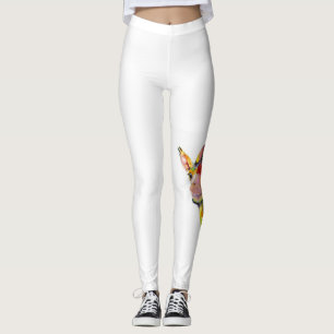 Legging Caneleiras modernas do girafa pelo artista Kim