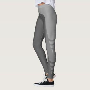 Legging Caneleiras monocromáticas à moda do teste padrã