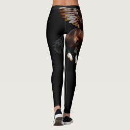 Legging Caneleiras pretas com baía Pegasus