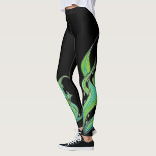 Legging Caneleiras pretas de Wreckleaf