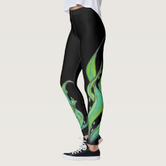Legging Caneleiras pretas de Wreckleaf
