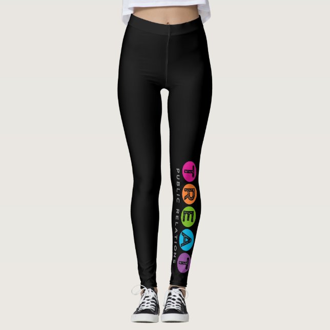 Legging Caneleiras pretas do fotorreceptor do deleite (Frente)