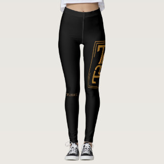 Legging Caneleiras PRETAS E DOURADOS da TB