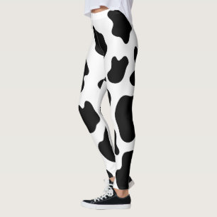Legging Caneleiras preto e branco do teste padrão do