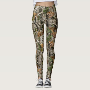 Legging Caneleiras reais Camo da camuflagem das mulheres