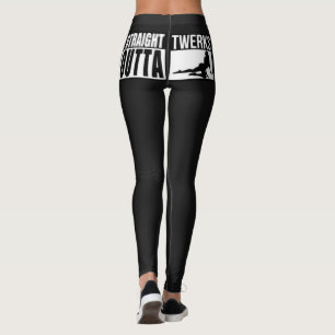 Legging Caneleiras retas de Outta Twerks