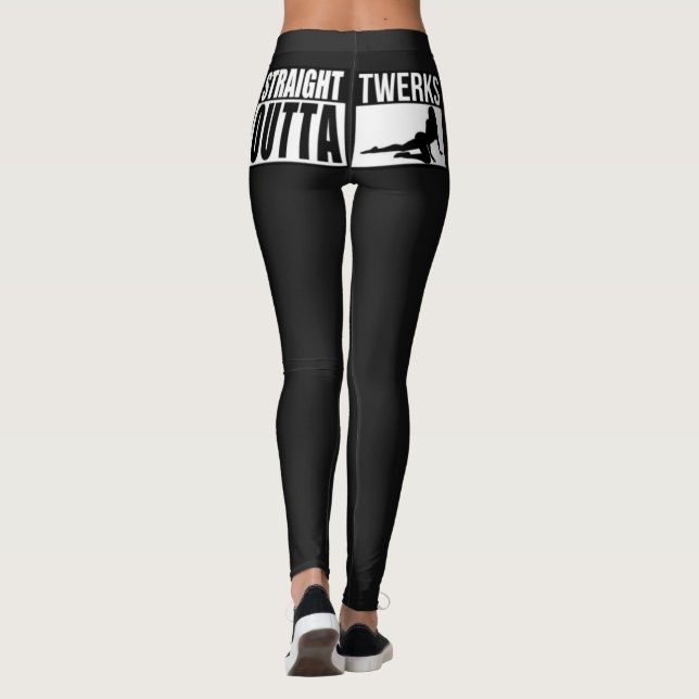 Legging Caneleiras retas de Outta Twerks (Verso)