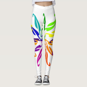 Legging Caneleiras - roda de cor frondosa