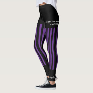 Legging Caneleiras roxas da equipe/clube com Shorts