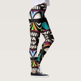 Legging Caneleiras SELVAGENS da forma--Mulher-Colorido