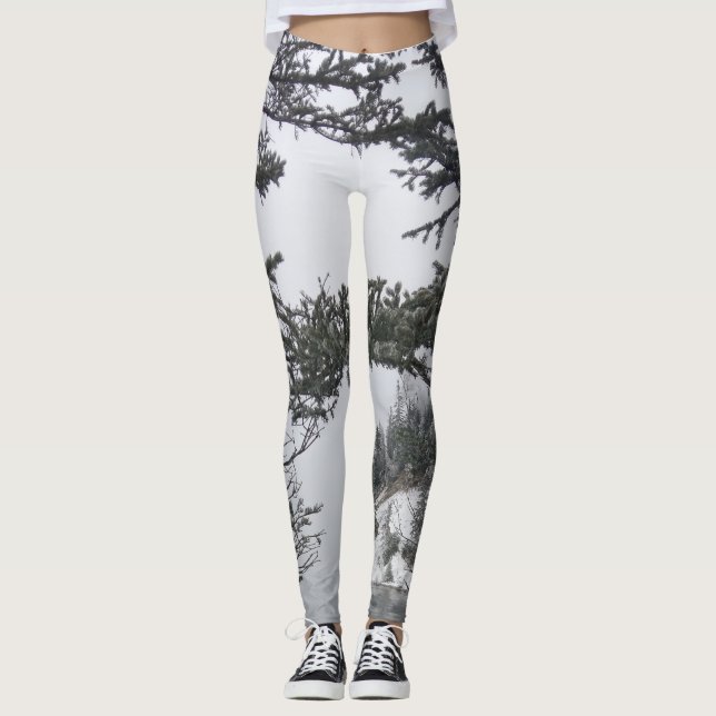 Legging Caneleiras. Sentimentos bonitos do inverno (Frente)