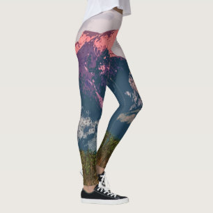 Legging Caneleiras simples dos trabalhos de arte da
