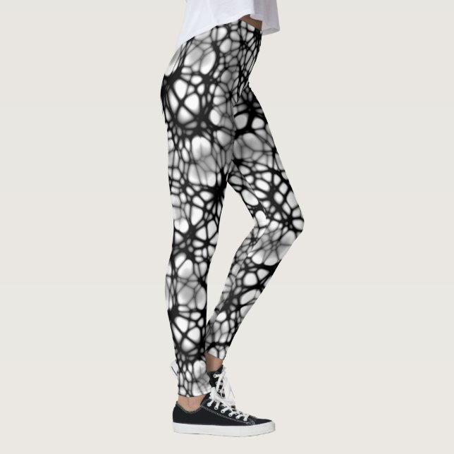 Legging Caneleiras Tangled góticos da Web (Direita)