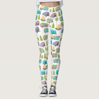 Legging Caneleiras temáticos de acampamento