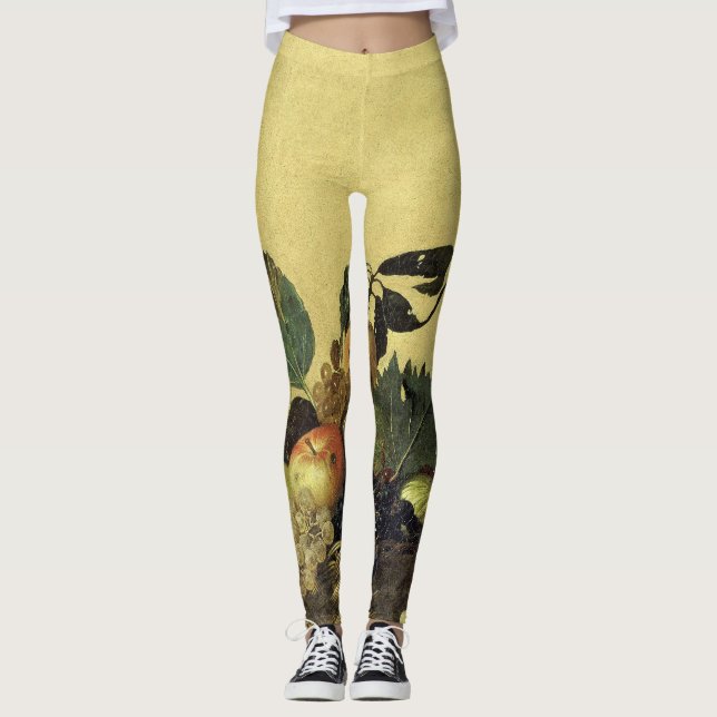 Legging Canestra di frutta (Cesta de Fruta) Caravaggio (Frente)