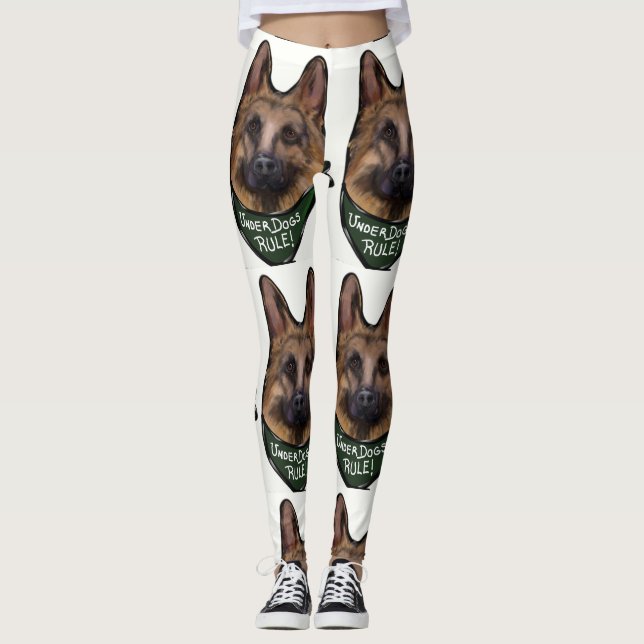 LEGGING CÃO PASTOR ALEMÃO DESFAVORECIDO (Frente)