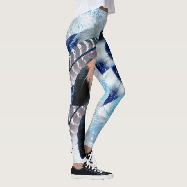 Legging Captura de Sonho Azul Exótica (Direita)