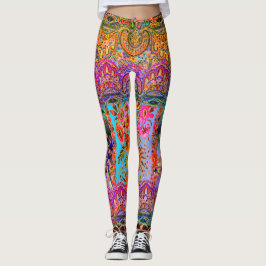 Legging Caravana de Boho floral